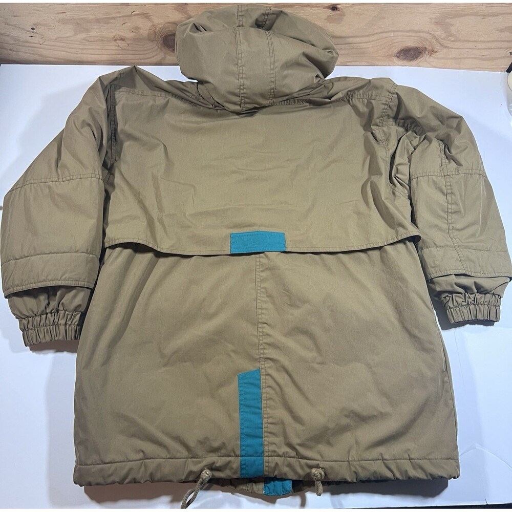 Vintage 80s/90s East West Colorblock Hooded Ski Parka Jacket Men's Large - Picture 11 of 13